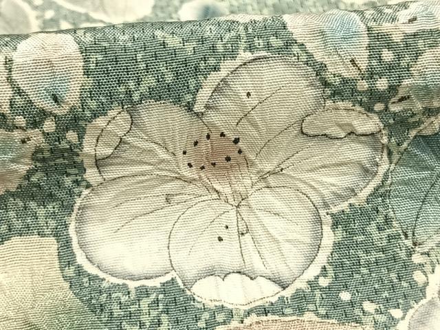 平和屋着物●本場大島紬　染大島　訪問着　辻が花　絞り　正絹　逸品　AABI1536fy