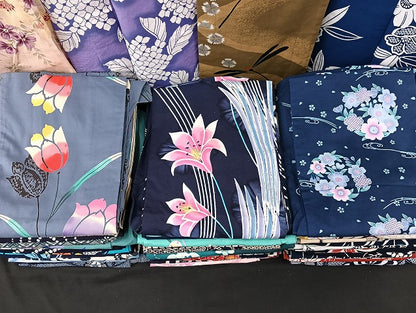 平和屋着物■浴衣 まとめて 45点 蜻蛉 紫陽花 花柄 綿紅梅 など 着用可能多数 未使用品あり mmm111
