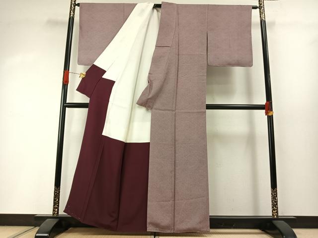 平和屋着物●江戸小紋　鮫小紋柄　正絹　逸品　未使用　AABI1551fy