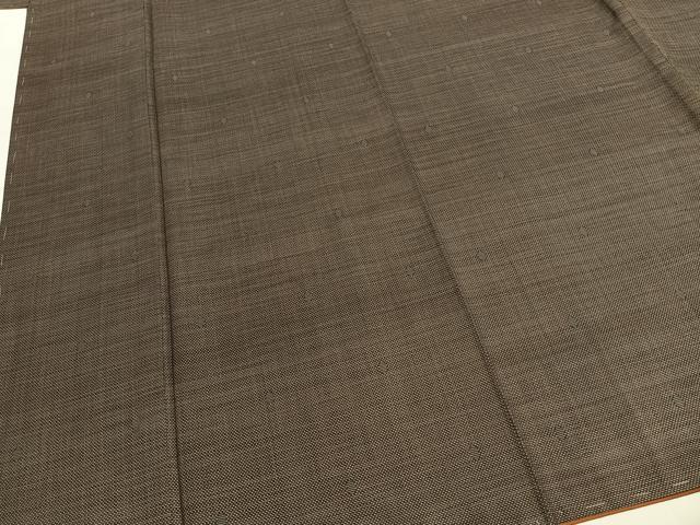 平和屋着物●本場大島紬　カタス7マルキ　亀甲文様　正絹　逸品　未使用　AABI1561fy