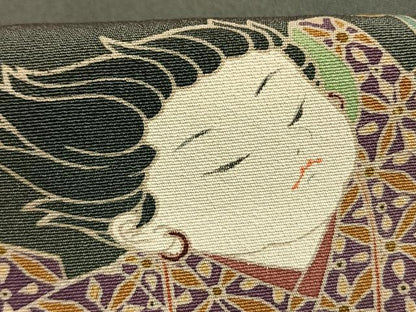 平和屋着物●豪華色留袖　友禅　風神雷神　金彩　正絹　逸品　AABI1566fy