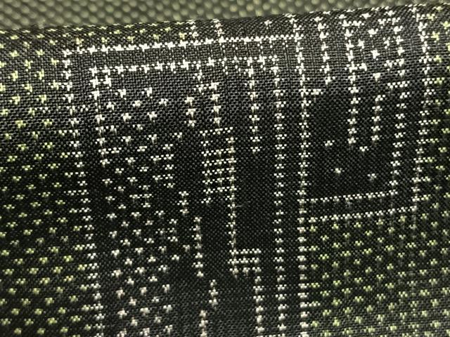平和屋着物●本場大島紬　一元絣　色紙重ね文　正絹　逸品　未使用　AABI1564fy