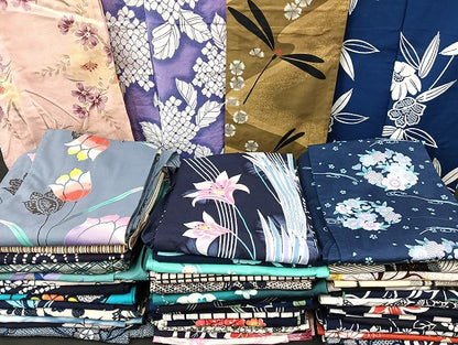 平和屋着物■浴衣 まとめて 45点 蜻蛉 紫陽花 花柄 綿紅梅 など 着用可能多数 未使用品あり mmm111