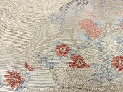 平和屋着物■夏物 袋帯 絽 紗 まとめて 50点 花柄 すくい織 金銀糸 など 未使用品あり 全て正絹 mmm106