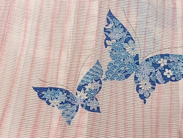 平和屋着物■夏物 小紋 絽 紗 洗える着物 まとめて20点 蝶 辻が花 花柄 金彩 着用可能多数 mmm110