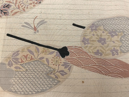 平和屋着物■夏物 名古屋帯 絽 紗 まとめて 50点 人物 蝶 蜻蛉 花柄 絽綴れ 駒刺繍 金銀糸 など 未使用品あり 全て正絹 mmm107