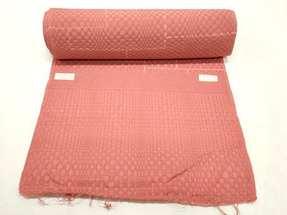 平和屋着物▼羽織・コート　反物　羽尺　ふくれ織　横段花唐草文　金彩　逸品　未使用　DABE6858zy