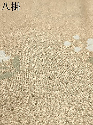 平和屋着物●訪問着　駒刺繍　洋花文　暈し染め　金彩　正絹　逸品　未使用　DABD9962ud