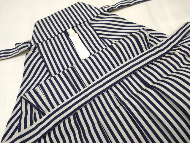 平和屋着物[]男の子　子供　行灯袴　縞　逸品　DABE7153ma