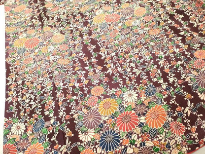 平和屋着物■上質な小紋 型染め 舞花文 大丸扱い 正絹 逸品 DABF4130cd