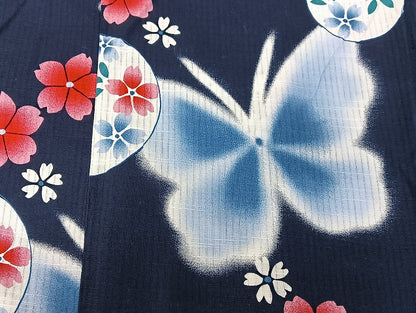 平和屋着物■浴衣 まとめて 45点 蝶 風景 菖蒲 花柄 型染め 金彩 など 着用可能多数 未使用品あり mmm125