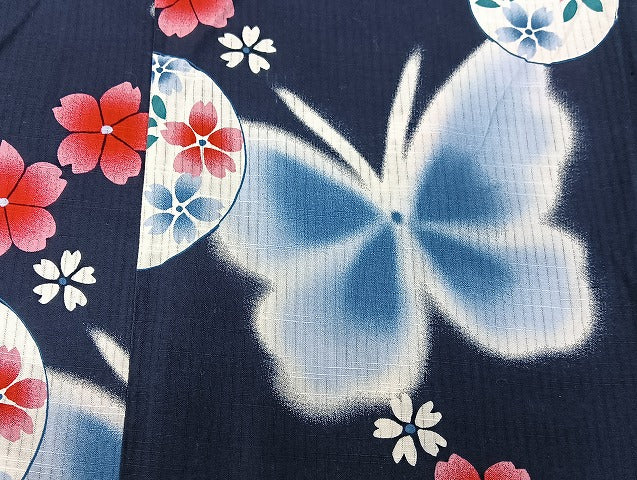 平和屋着物■浴衣 まとめて 45点 蝶 風景 菖蒲 花柄 型染め 金彩 など 着用可能多数 未使用品あり mmm125