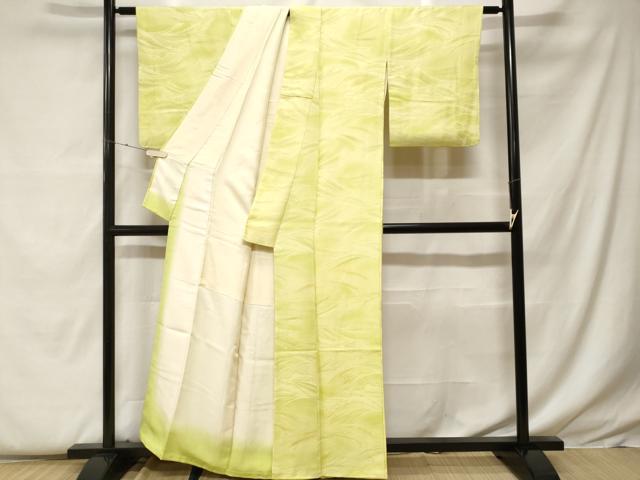 平和屋着物■上質な小紋　立波地紋　暈し染め　正絹　逸品　CABF9346ev 平和屋着物□上質な小紋 立波地紋 暈し染め 正絹 逸品 CABF9346ev