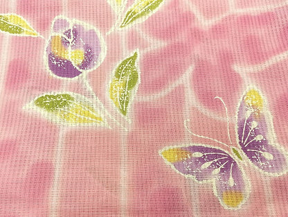 平和屋着物■浴衣 まとめて 45点 蝶 朝顔 紫陽花 花柄 型染め など 着用可能多数 未使用品あり mmm143