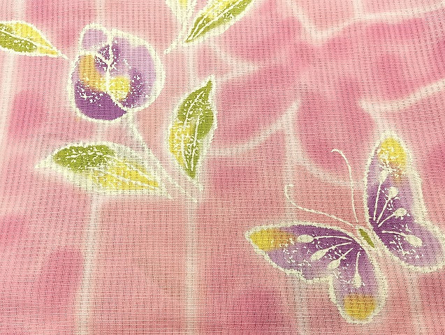 平和屋着物■浴衣 まとめて 45点 蝶 朝顔 紫陽花 花柄 型染め など 着用可能多数 未使用品あり mmm143