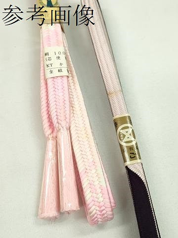 平和屋着物●和装小物　帯締め10本セット　高麗組　丸組　そごう扱い　金銀糸　逸品　未使用　CABF7409ju