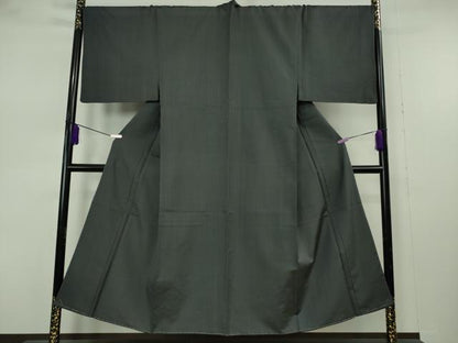 平和屋本店●希少　男性　本場黄八丈　黒八丈　本高貴　紬　キングサイズ　高島屋扱い　逸品　未使用　DZAA8940kh6