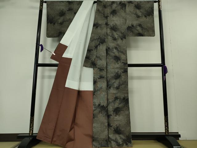 平和屋着物●極上　都喜ヱ門　本場大島紬　9マルキ　柔らかな風　藤絹織物謹製　証紙付き　逸品　DZAB1931kh6