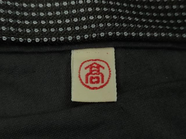 平和屋本店●希少　男性　本場黄八丈　黒八丈　本高貴　紬　キングサイズ　高島屋扱い　逸品　未使用　DZAA8940kh6