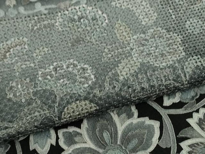 平和屋本店●極上　中国三大刺繍　スワトウ刺繍　汕頭刺繍　訪問着　正倉院更紗花文　暈し染め　逸品　DZAB2104kh6