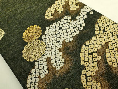 平和屋着物●極上　創業280年　誉田屋源兵衛　太鼓柄袋帯　兆寿尽くし　金銀糸　逸品　DZAB6855kh6