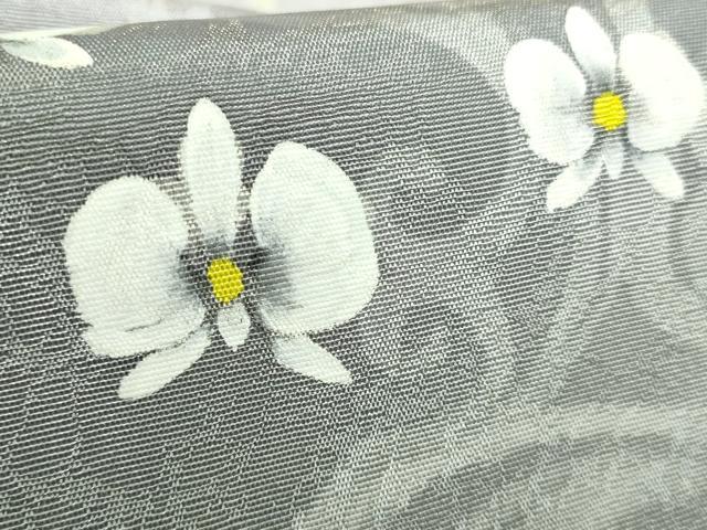 平和屋着物●極上　両面　太鼓柄袋帯　胡蝶蘭　花鳥間道　やまと誂製　逸品　DZAB6864kh6