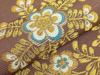 平和屋本店●極上　龍村美術織物　たつむら　六通柄　本袋帯　秀英錦　金糸　逸品　DZAB6888kh6