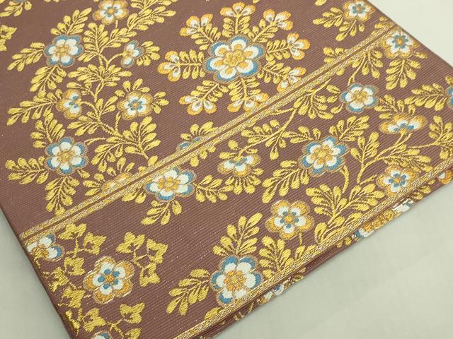 平和屋本店●極上　龍村美術織物　たつむら　六通柄　本袋帯　秀英錦　金糸　逸品　DZAB6888kh6