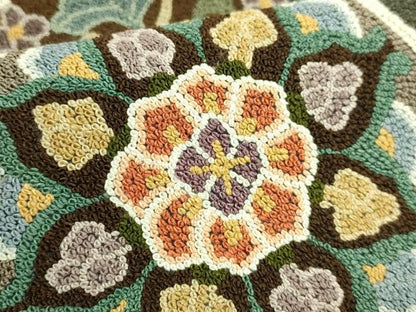 平和屋本店●最高級　中国三大刺繍　総相良刺繍　総刺繍　袋帯　200万粒　総詰め　網目花文　逸品　DZAB6893kh6