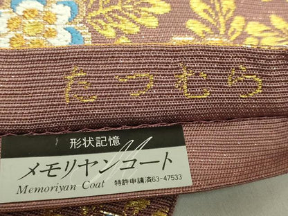 平和屋本店●極上　龍村美術織物　たつむら　六通柄　本袋帯　秀英錦　金糸　逸品　DZAB6888kh6