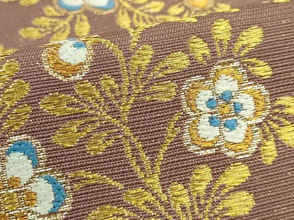 平和屋本店●極上　龍村美術織物　たつむら　六通柄　本袋帯　秀英錦　金糸　逸品　DZAB6888kh6