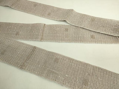 平和屋着物＊極上　夏物　男性　角帯　紙布　逸品　DZAB6912kh6