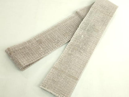 平和屋着物＊極上　夏物　男性　角帯　紙布　逸品　DZAB6912kh6