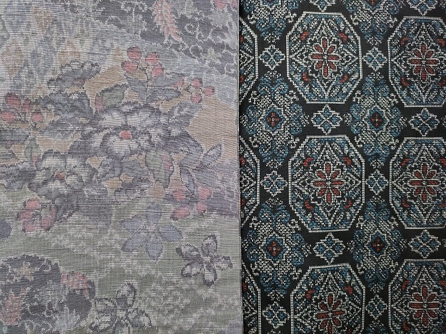 平和屋本店■紬 お召 まとめて100点 風景 花柄 など 着用可能多数 未使用品あり 全て正絹 se4066