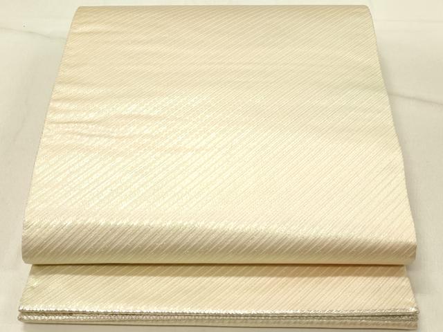 平和屋着物◎両面 六通柄袋帯 唐織 花鳥文 銀糸 正絹 逸品 DABE3906qp