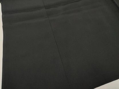 平和屋着物[]七五三　男の子　祝着・黒紋付羽織セット　逸品　DABE7164ma
