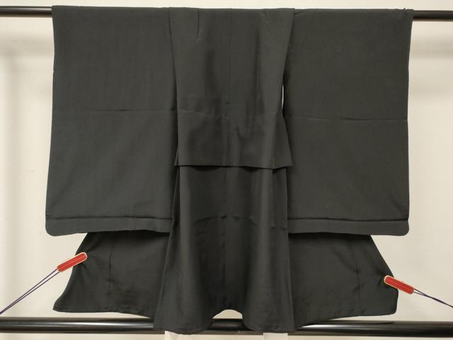 平和屋着物[]七五三　男の子　祝着・黒紋付羽織セット　逸品　DABE7164ma