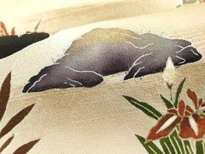 平和屋着物■豪華黒留袖 風景文 金彩 正絹 逸品 DABF4214cd