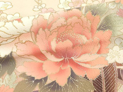 平和屋着物■訪問着 花車文 暈し染め 金彩 正絹 逸品 DABF4227cd