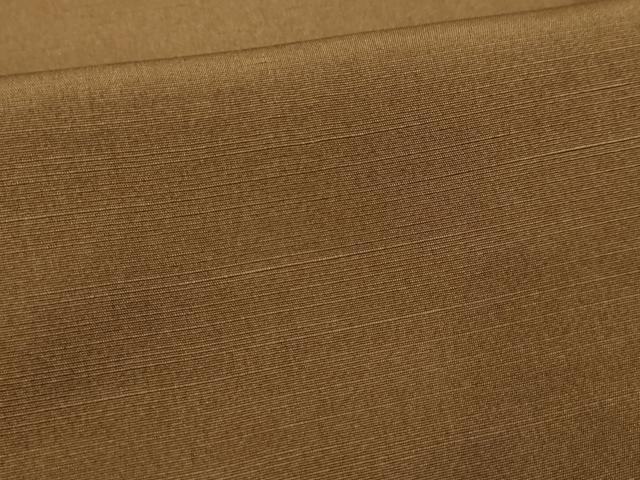 平和屋着物■松尾光琳監修 紬 色無地 芝翫茶色 正絹 逸品 DABF4228cd