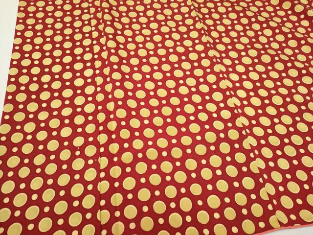 平和屋着物■上質な小紋　大小霰　正絹　逸品　CABF6620ou