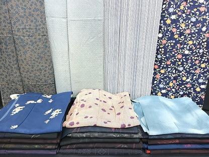 平和屋着物■夏物 小紋 絽 紗 まとめて20点 風景 花柄 暈し染め 着用可能多数 全て正絹 mmm1033