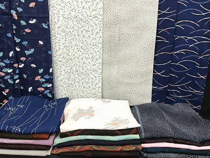 平和屋着物■夏物 小紋 絽 紗 まとめて20点 花柄 縦絽 金銀彩 着用可能多数 全て正絹 mmm1029