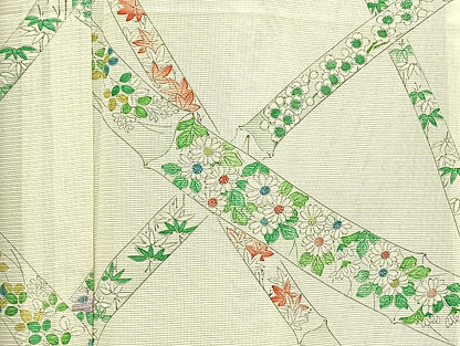 平和屋着物■夏物 小紋 絽 紗 まとめて20点 花柄 手描き 絞り 銀彩 着用可能多数 全て正絹 mmm1034