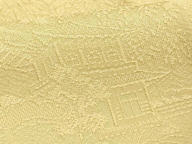 平和屋着物■上質な色無地 風景地紋 蒸栗色 さが美扱い 正絹 逸品 DABF4275cd