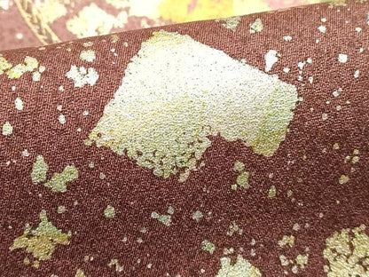 平和屋着物■訪問着 地紙花文 暈し染め 金彩 三越扱い 正絹 逸品 未使用 DABF4257cd