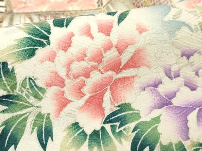 平和屋着物■豪華振袖　絞り　風景文　金彩　正絹　逸品　DABF4284cd