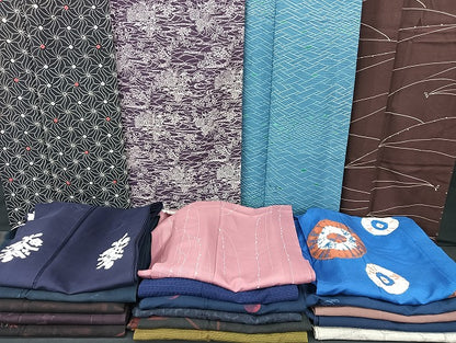 平和屋着物■夏物 小紋 絽 紗 まとめて20点 花柄 銀糸 着用可能多数 全て正絹 mmm1037