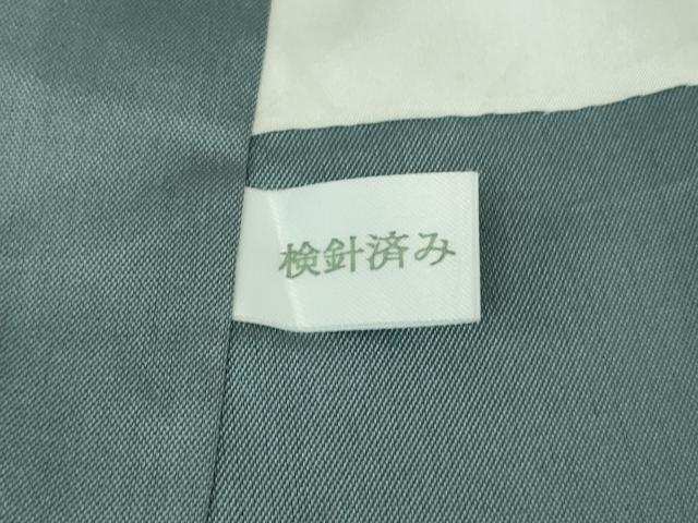 平和屋着物●極上　訪問着　紬地　手描き　龍　暈し染め　金彩　逸品　DZAB7626kh6