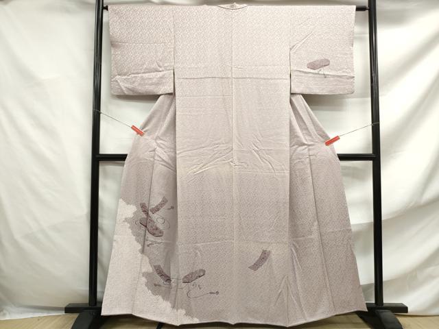 平和屋着物■訪問着 絞り 花文箱 正絹 逸品 DABF4809qa